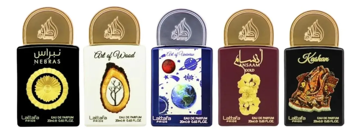 Set A de perfumes 5u x 20ml Pride Lattafa